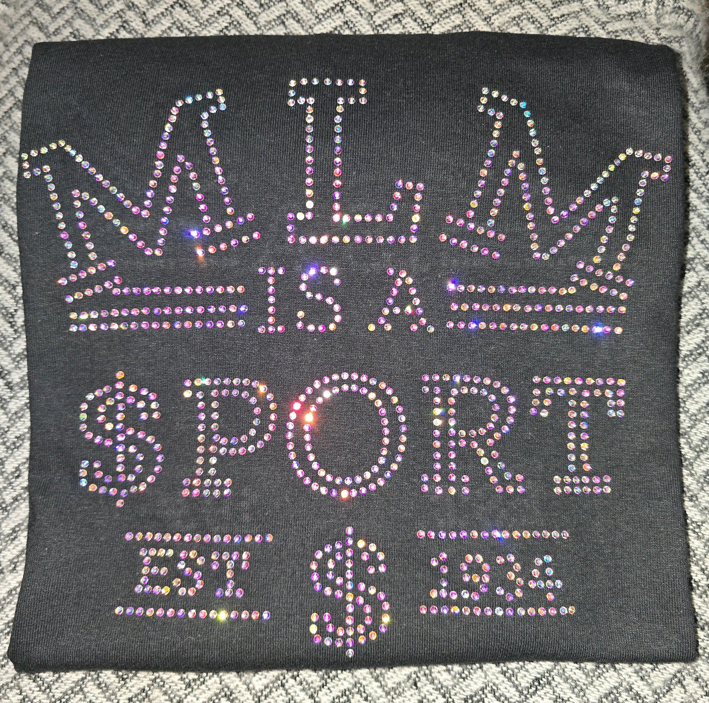 MLM Is a Sport Rhinestone T-Shirt
