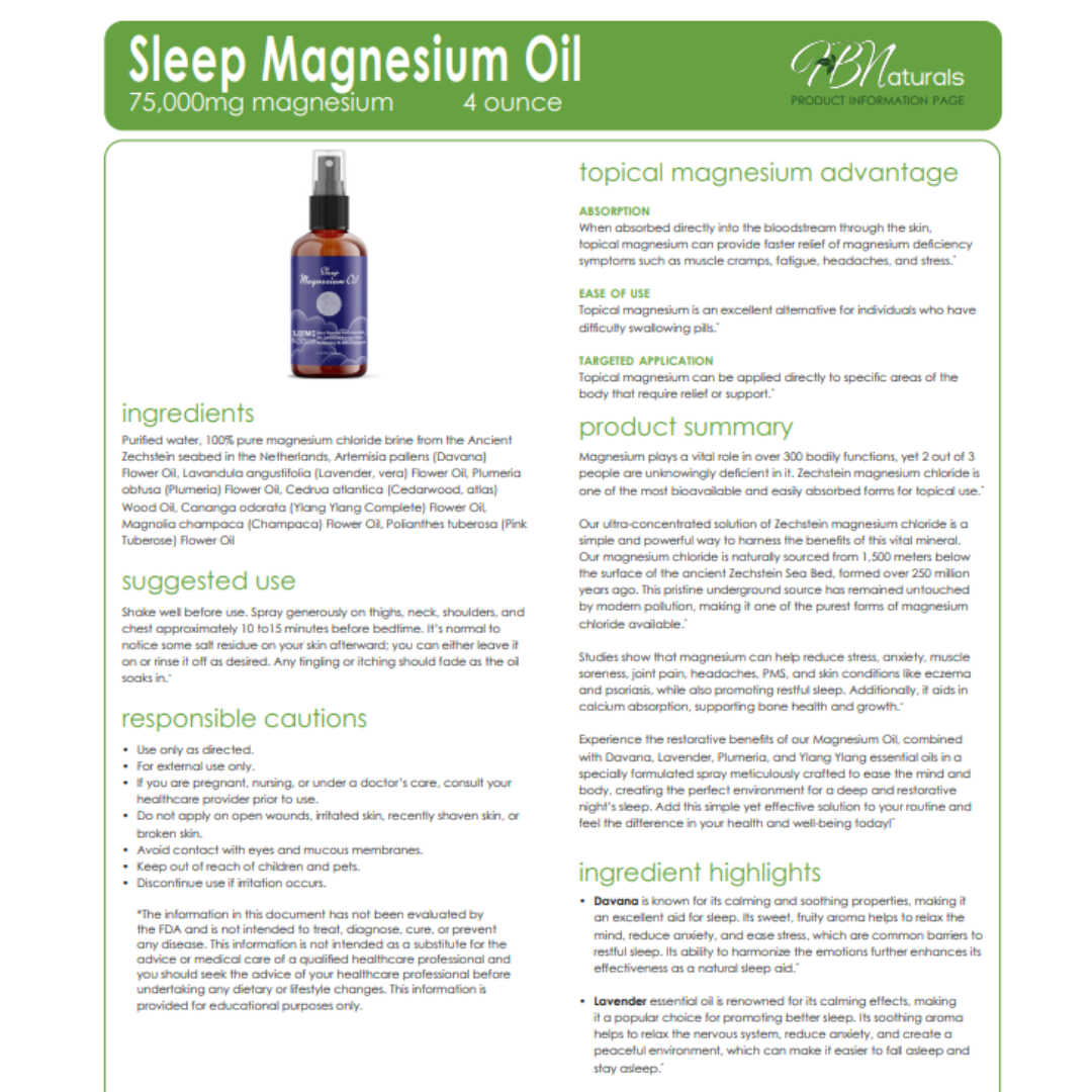 BOGO Topical Magnesium Oils - Magnesium, Pain, Sleep, and Wild Yam | 75,000 mg | 4 oz Bottles