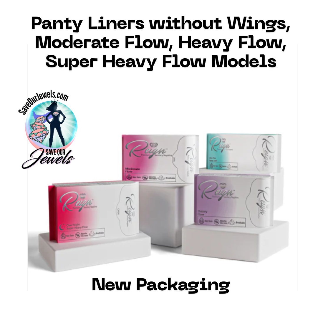Reign Premium Sanitary Napkins and Panty Liners (Plant-Based and Non-Toxic) - Subscribe & Save!