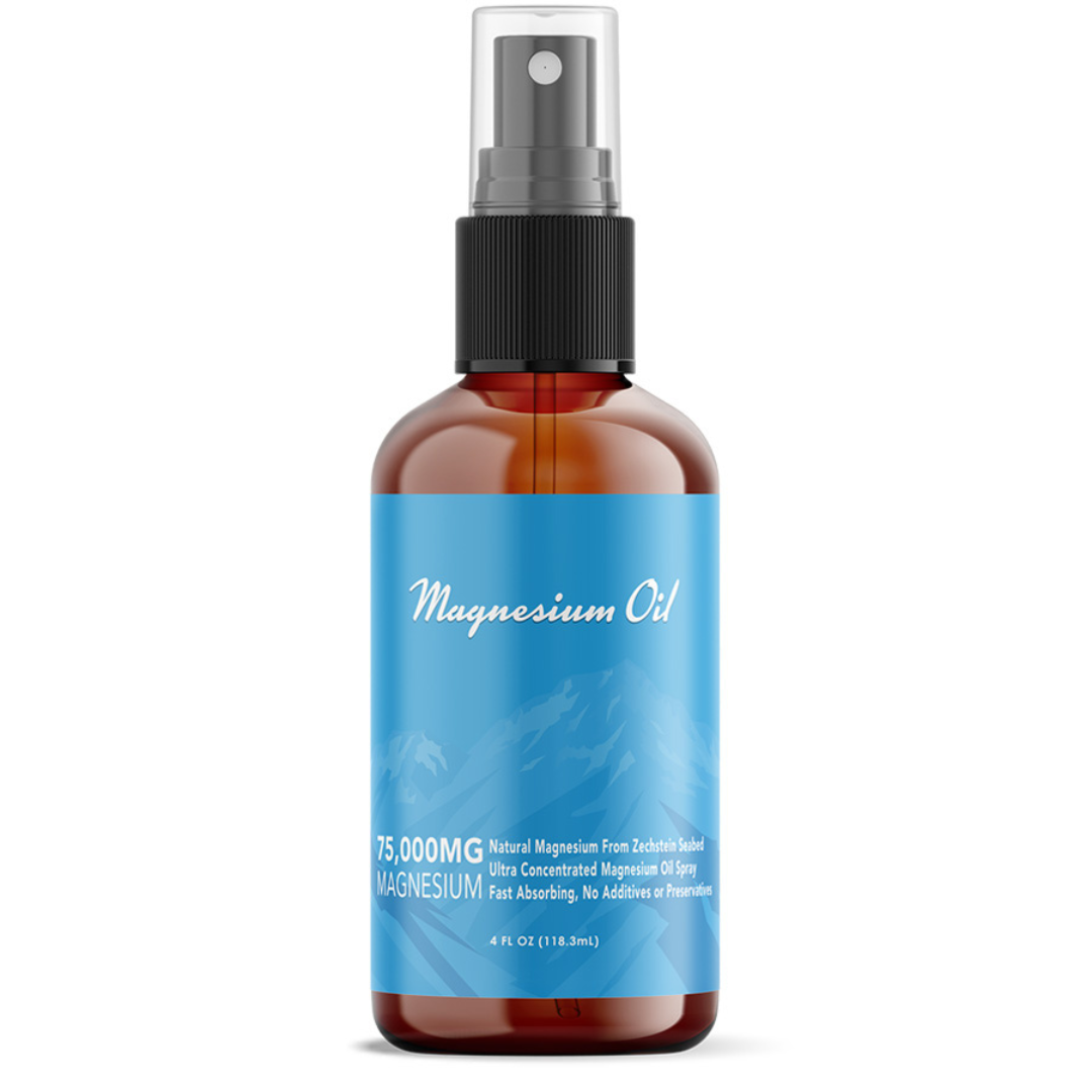 BOGO Topical Magnesium Oils - Magnesium, Pain, Sleep, and Wild Yam | 75,000 mg | 4 oz Bottles