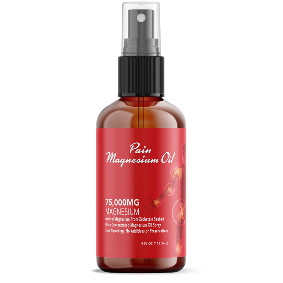 BOGO Topical Magnesium Oils - Magnesium, Pain, Sleep, and Wild Yam | 75,000 mg | 4 oz Bottles