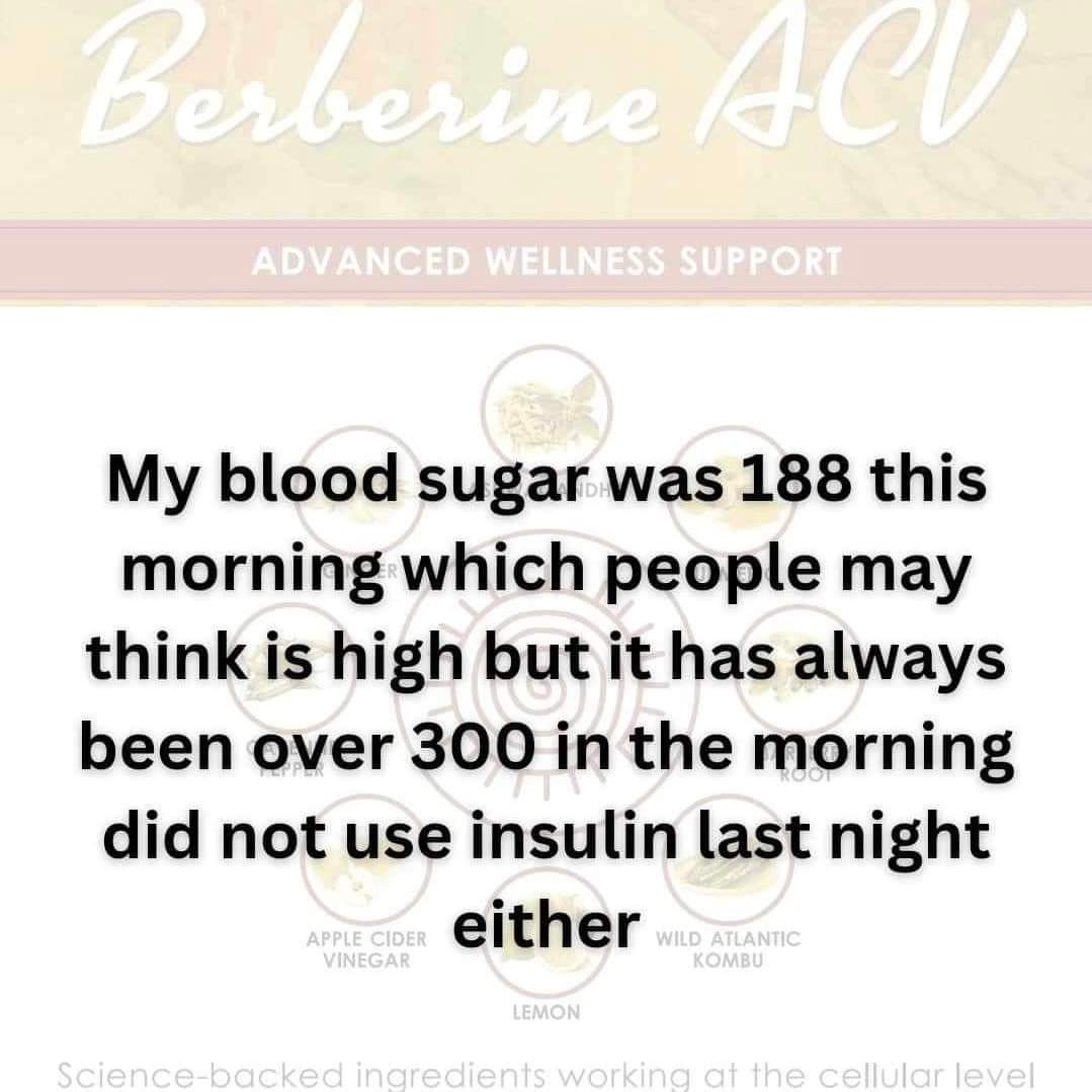Berberine ACV - Multiple Sizes Available (Reduces Blood Sugar, Anti-Cancer, Supports Digestion & Immunity)