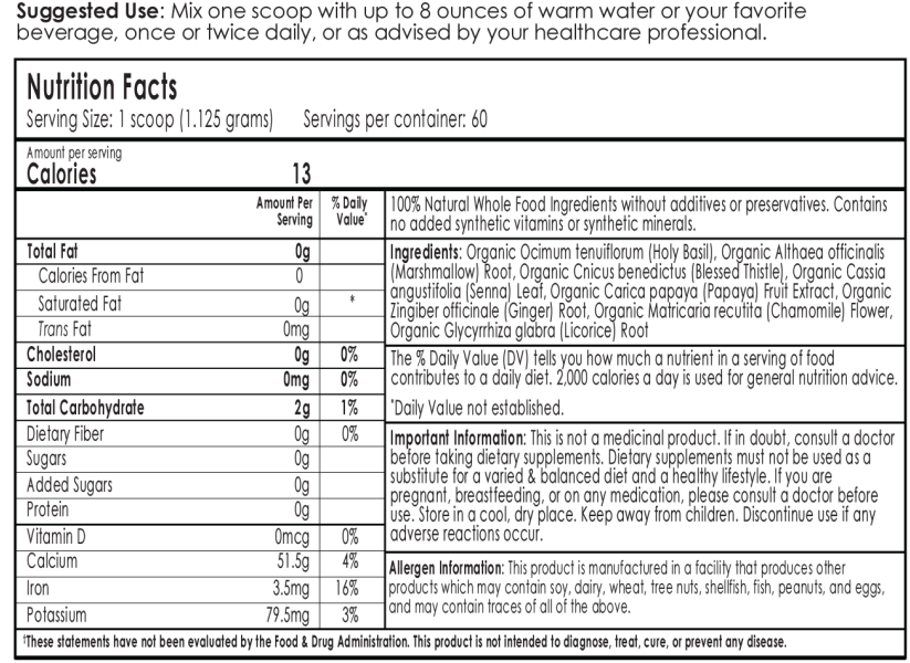 Tulsi Trim Original Holy Basil Detox Tea - 2 Sizes