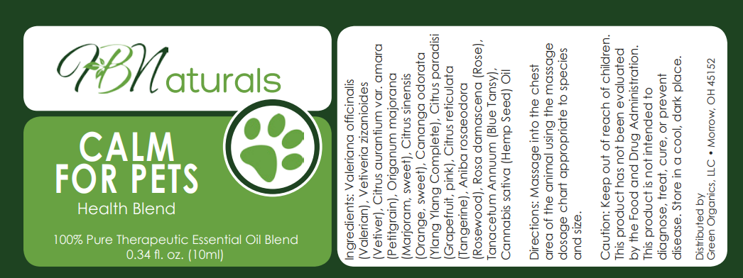 Calm For Pets Essential Oil