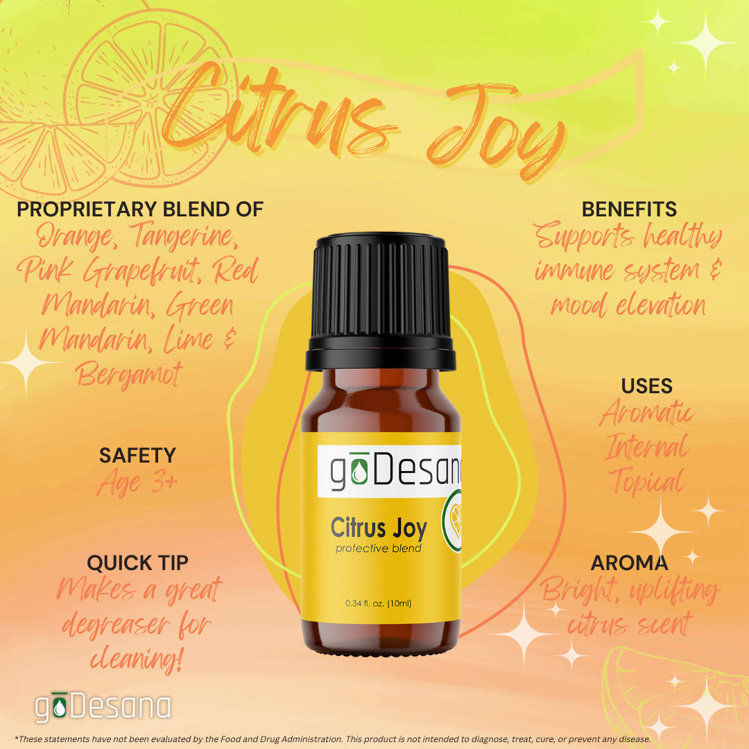 Citrus Joy Blend Essential Oil - Calming, Relaxing, Immune Building