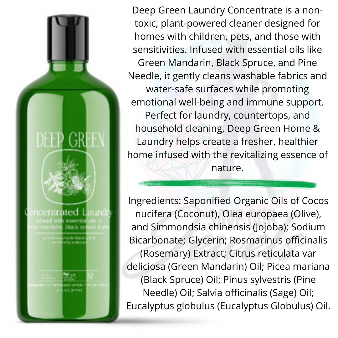 Non-Toxic Laundry Concentrate Set – Safe for Kids & Pets | Natural & Plant-Based (32 Loads)