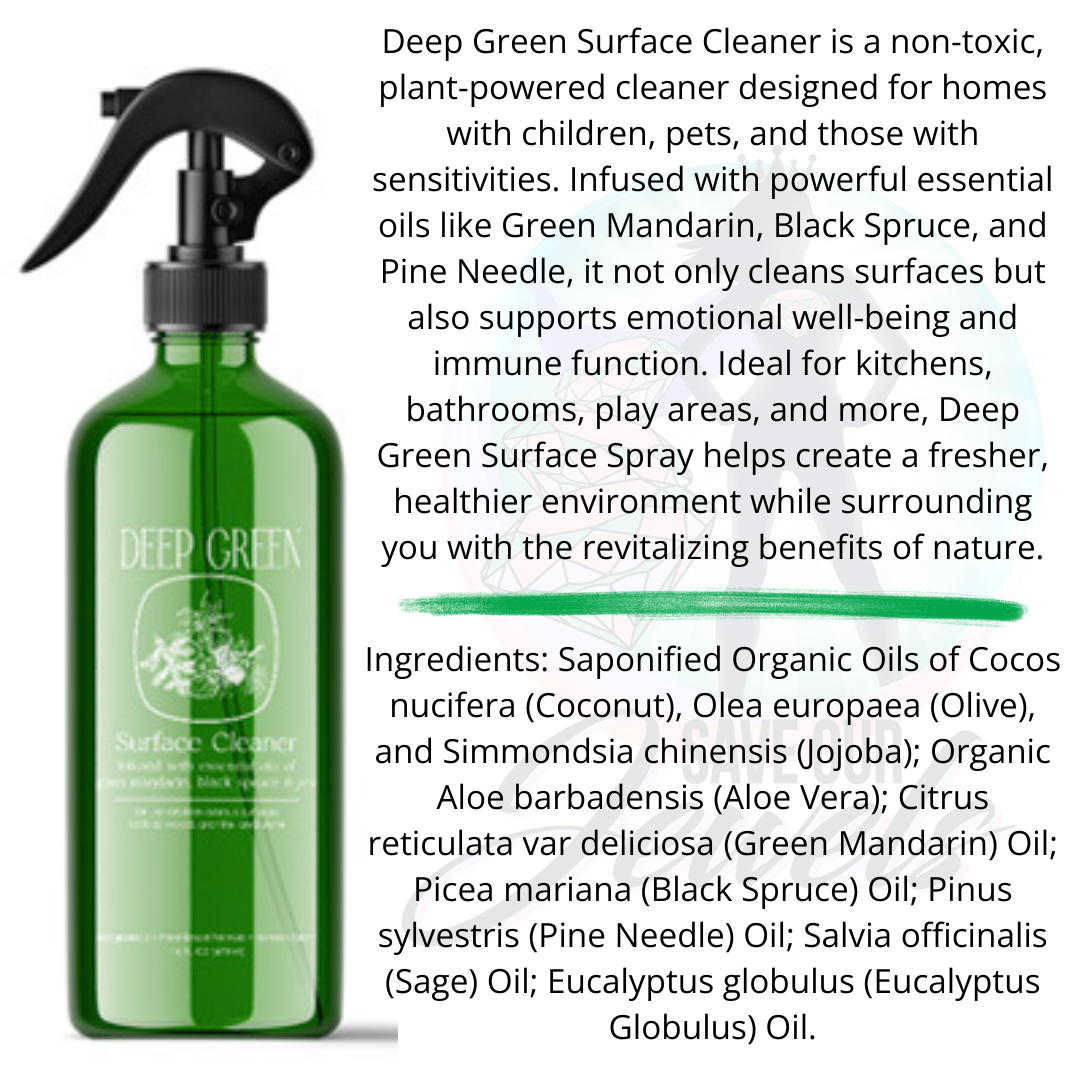 Eco-Friendly Surface Cleaner Trio – Plant-Based, Non-Toxic | Safe for Kids & Pets