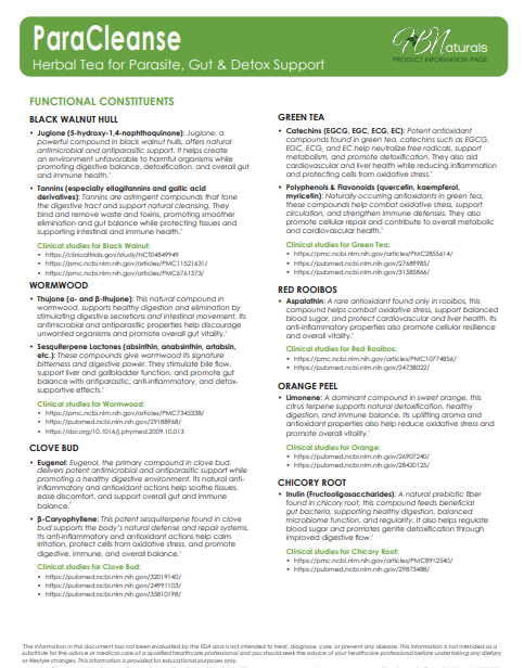 ParaCleanse All-Natural Parasite and Toxin Support - 30 Servings