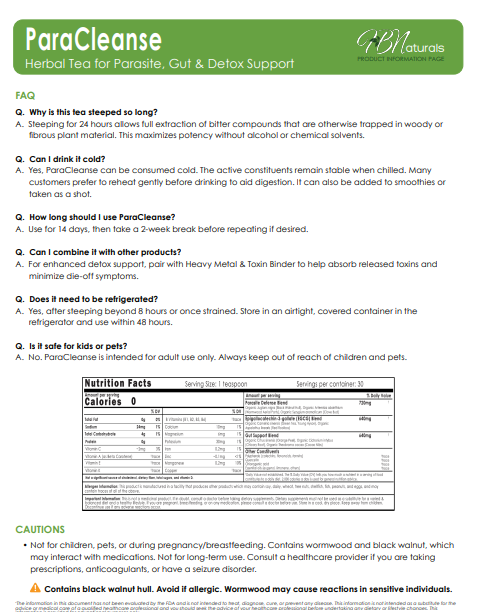 Heavy Metal & Toxin Binder - 60 Servings