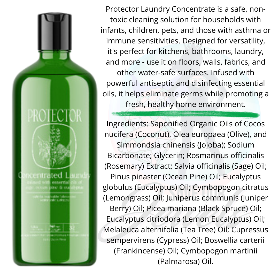 Non-Toxic Laundry Concentrate Set – Safe for Kids & Pets | Natural & Plant-Based (32 Loads)