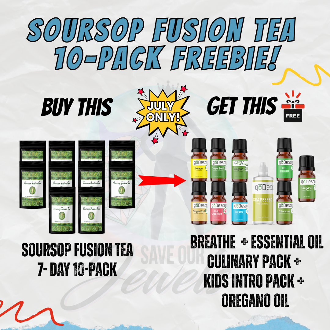 Soursop Fusion Tea - For Cellular Health, Stress, Inflammation, Energy
