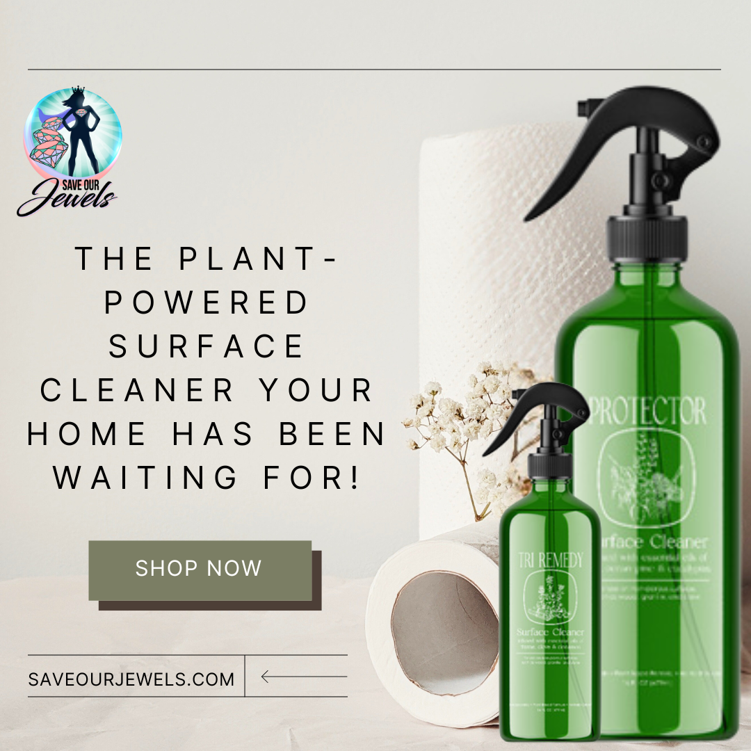 Eco-Friendly Surface Cleaner Trio – Plant-Based, Non-Toxic | Safe for Kids & Pets