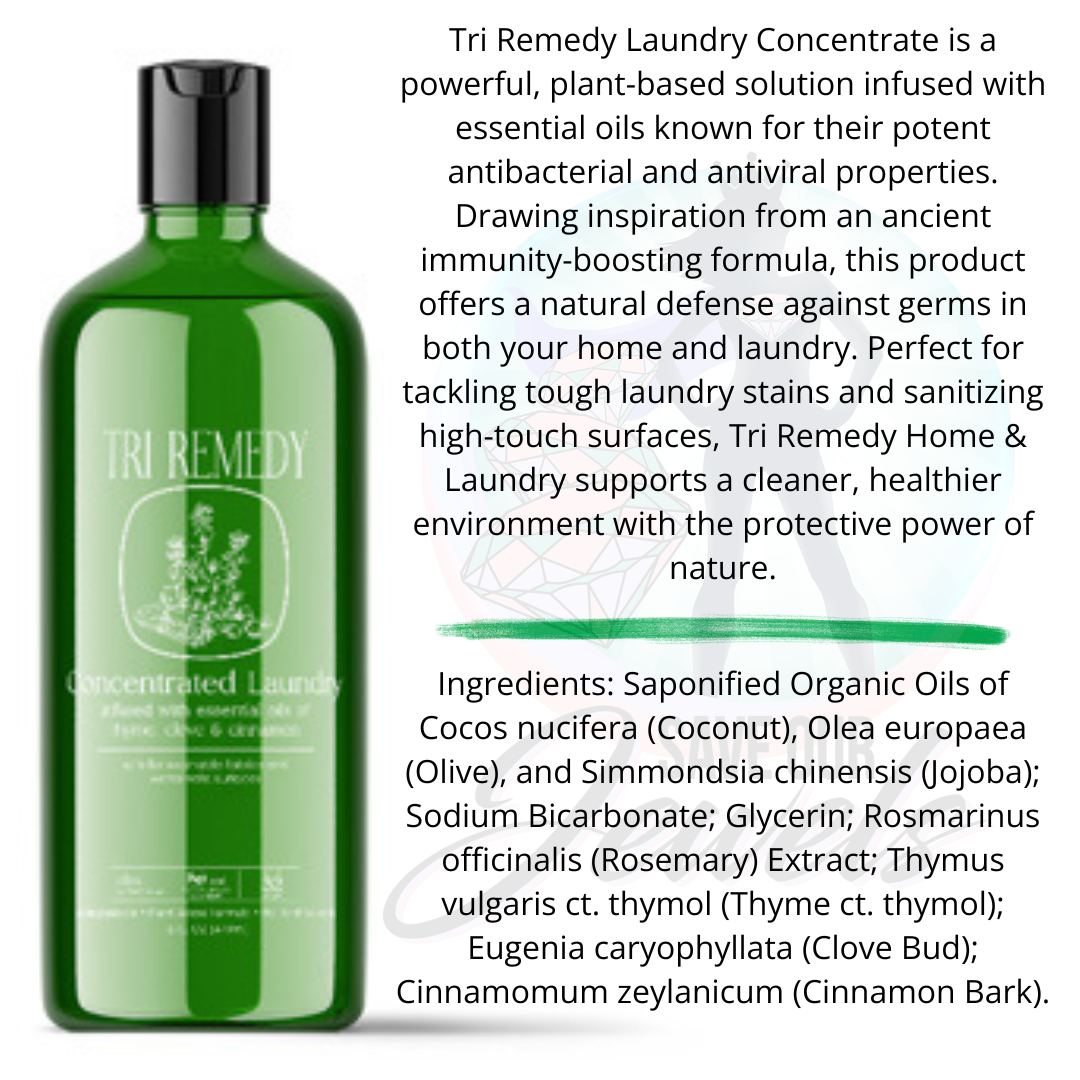 Non-Toxic Laundry Concentrate Set – Safe for Kids & Pets | Natural & Plant-Based (32 Loads)