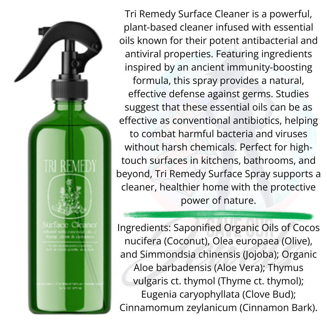 Eco-Friendly Surface Cleaner Trio – Plant-Based, Non-Toxic | Safe for Kids & Pets