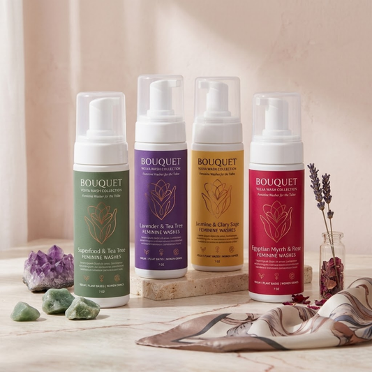 Certified Vegan, Organic, and Kosher Vulva Wash (4 Varieties) - Lower Price!