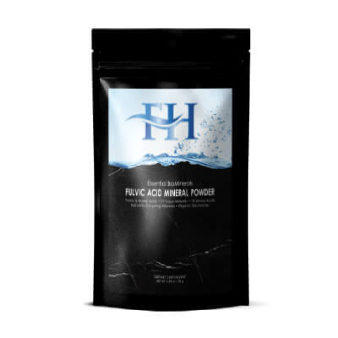 Fulvic Acid Mineral Powder - Chelates Heavy Metals and Body Toxins (Lasts 3-4 Months)
