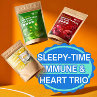 Sleepy-Time Immune & Heart Trio, Chamomile, Soursop & Hibiscus Herbal Tea Bags, 100% Natural and Pure Flowers & Leaves