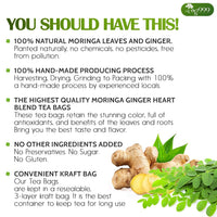 Premium Moringa Ginger Herbal Tea