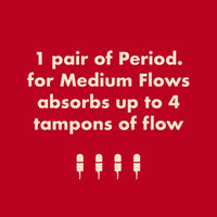 The High Waisted Period. in Cotton For Medium Flows