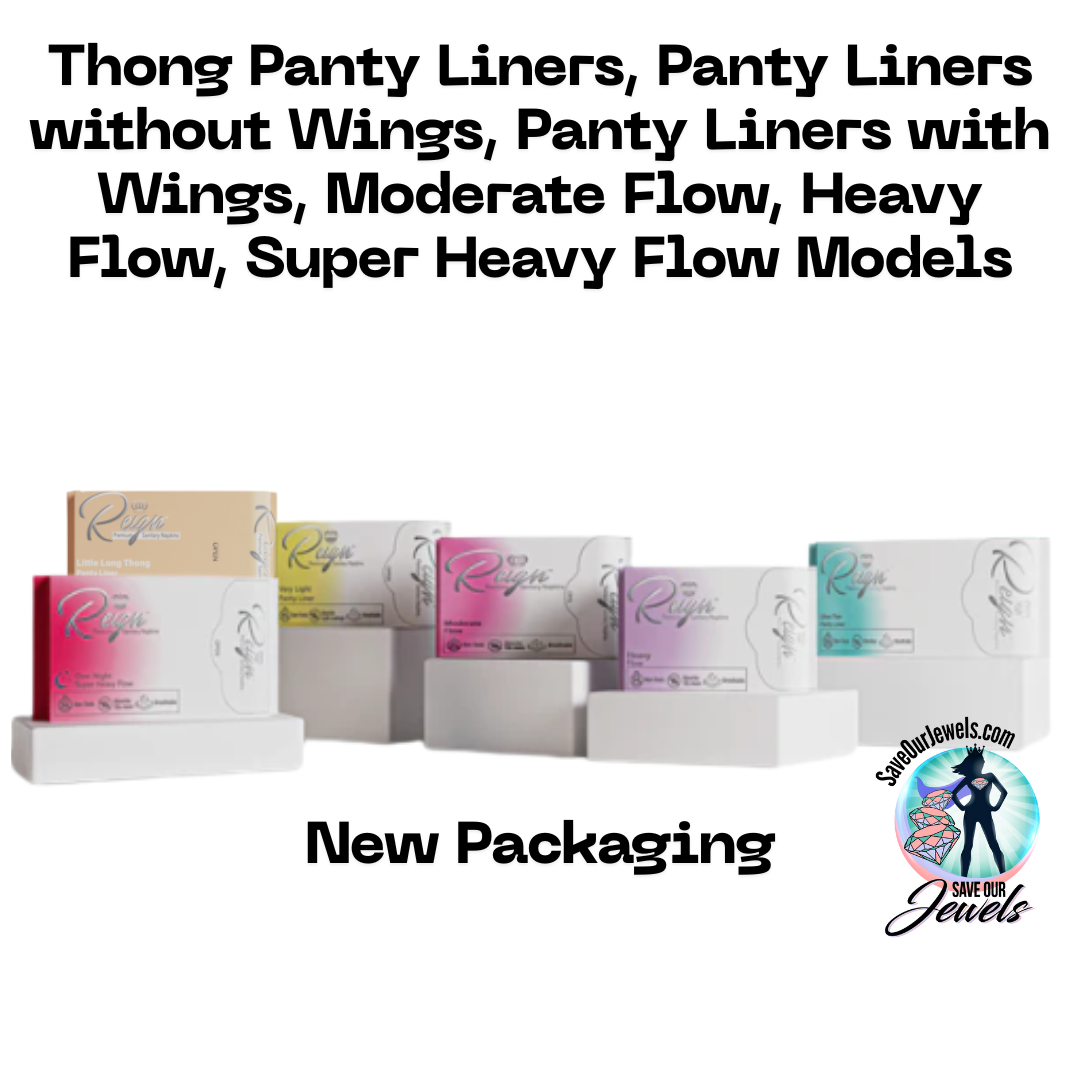 Reign Premium Sanitary Napkins and Panty Liners (Plant-Based and Non-Toxic) - Subscribe & Save!