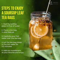 Sleepy-Time Immune & Heart Trio, Chamomile, Soursop & Hibiscus Herbal Tea Bags, 100% Natural and Pure Flowers & Leaves