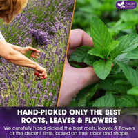 Premium Lavender Mint Tea Bags. 100% Natural, Blend of Lavender, Peppermint, Sage and Licorice