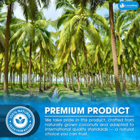 20 oz Coconut Milk Powder, 100% Natural, Unsweetened, Perfect for Cake, Coffee, Tea, Creamer Alternative, No Additives, No Gluten, Vegetarian