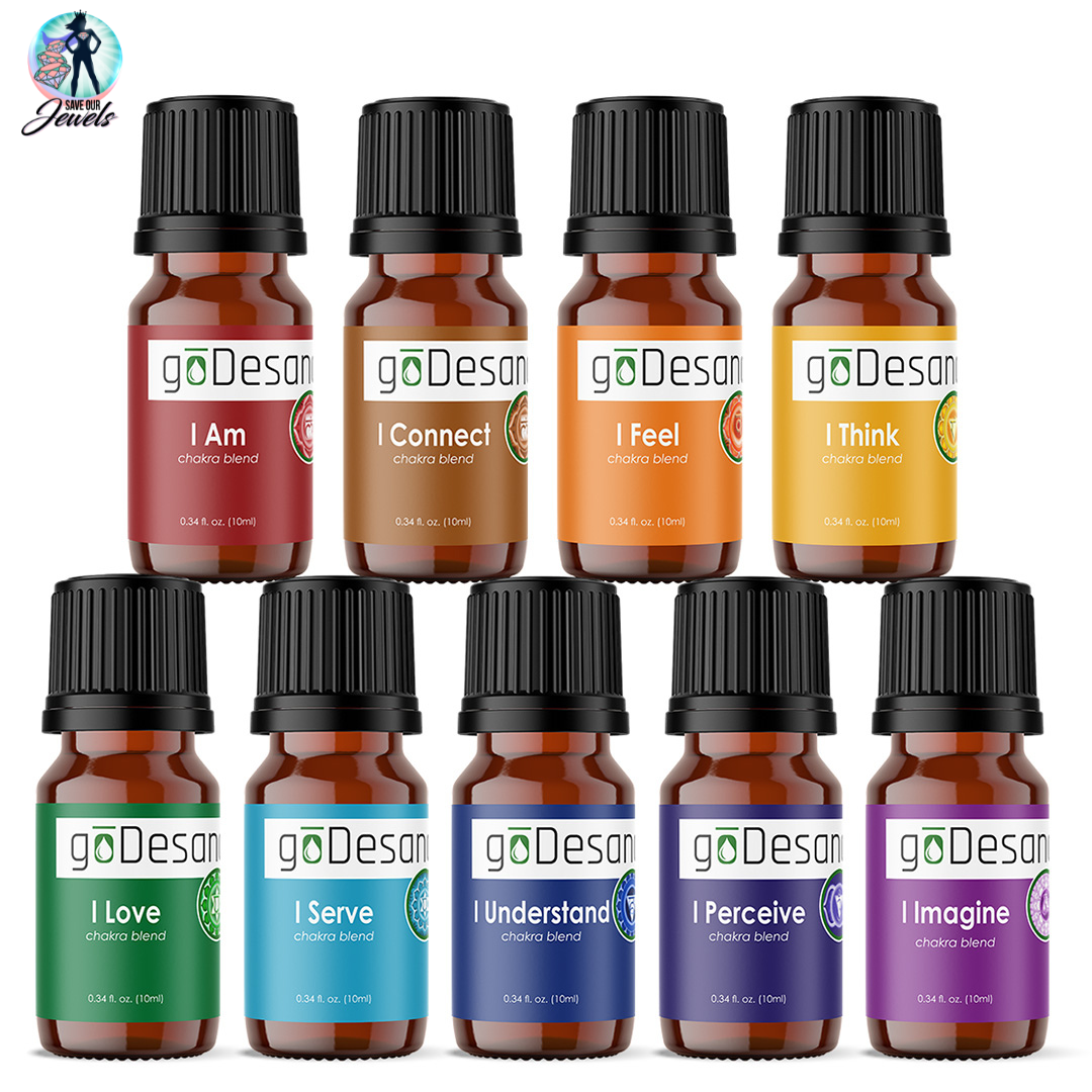 Chakra Essential Oil Collection - Pure, Unrefined Oils