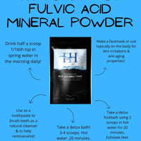 Fulvic Acid Mineral Liquid & Powder - Chelates Heavy Metals, 70+ Minerals & Electrolytes (Lasts 3-4 Months)