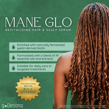 Mane Glo Revitalizing Hair and Scalp Serum