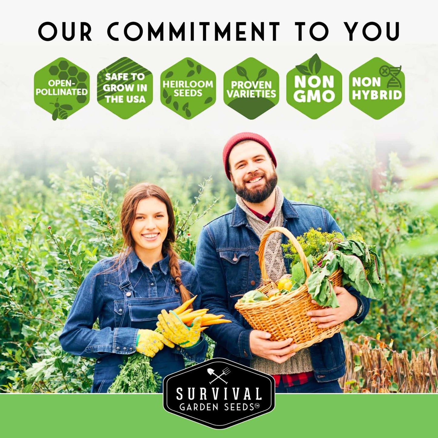 Complete Survival Garden Kit – 100 Seeds to Grow Food for Your Family