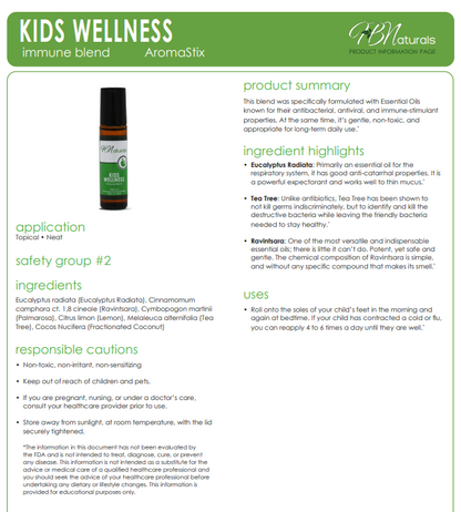 Kids Wellness Immune Essential Oil Blend