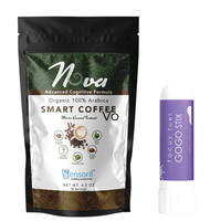 Nova Organic Smart Coffee for Cognitive Function, Memory, Focus, and Motivation
