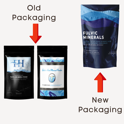 Fulvic Acid Mineral Liquid & Powder - Chelates Heavy Metals, 70+ Minerals & Electrolytes (Lasts 3-4 Months)