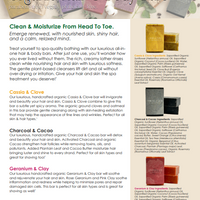 Luxury Organic Hair & Body Bars - 6 Types. Lasts a Full Month! - Subscribe & Save