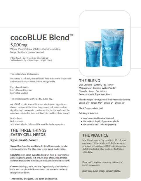 CocoBLUE Cell Fuel