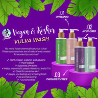 Certified Vegan, Organic, and Kosher Vulva Wash (4 Varieties) - Lower Price!