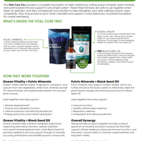 Vital Core Trio Daily Supplement with Black Seed Oil