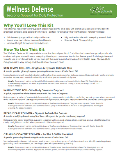 Wellness Defense Kit