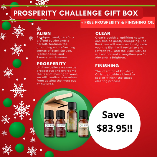 Prosperity Challenge Essential Oil Gift Box + FREE Prosperity & Finishing Oil