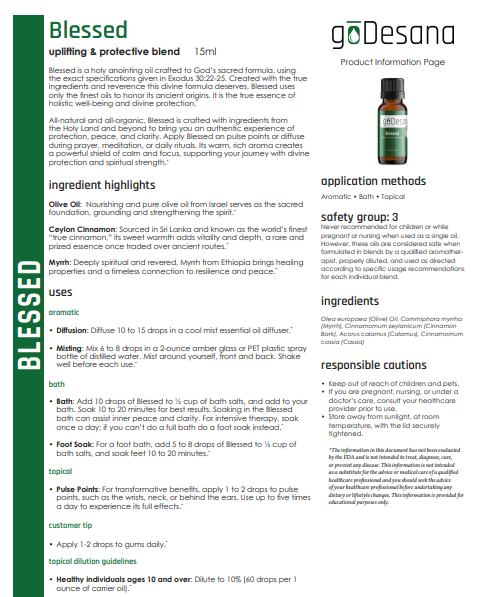 Blessed Anointing Oil - Biblical Recipe!