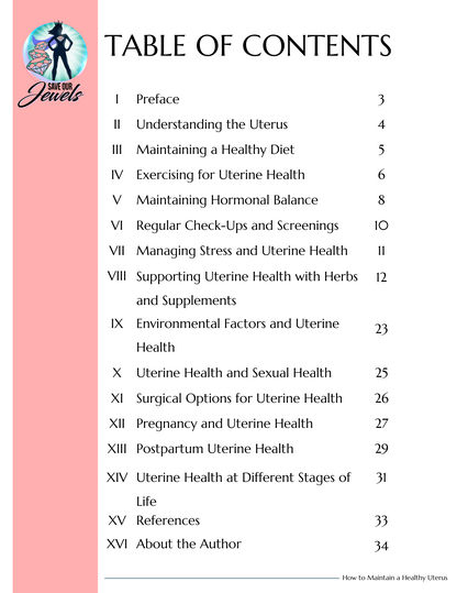 How to Maintain a Healthy Uterus e-Book