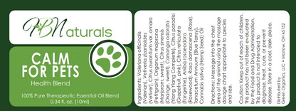 Calm For Pets Essential Oil