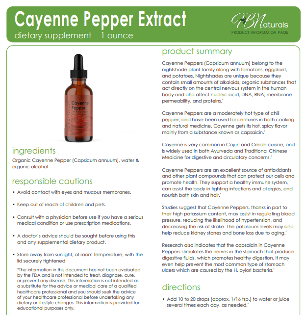 Cayenne Pepper - Supports Healthy Digestion and Circulation