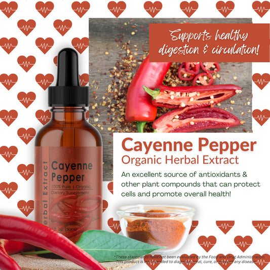 Cayenne Pepper - Supports Healthy Digestion and Circulation