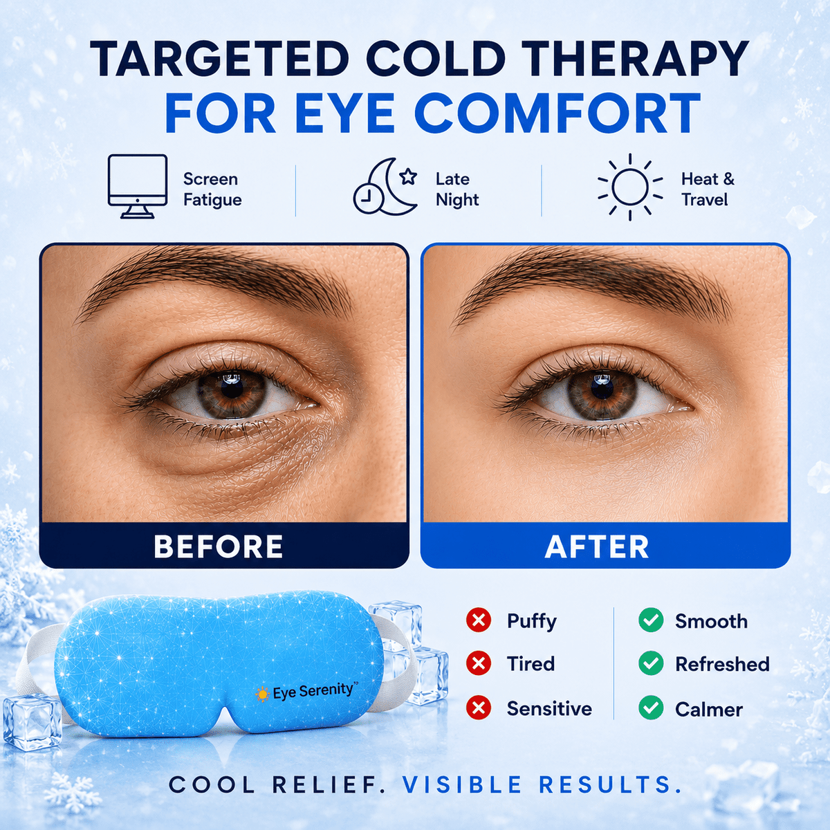 CHILL Self-Cooling Eye Mask