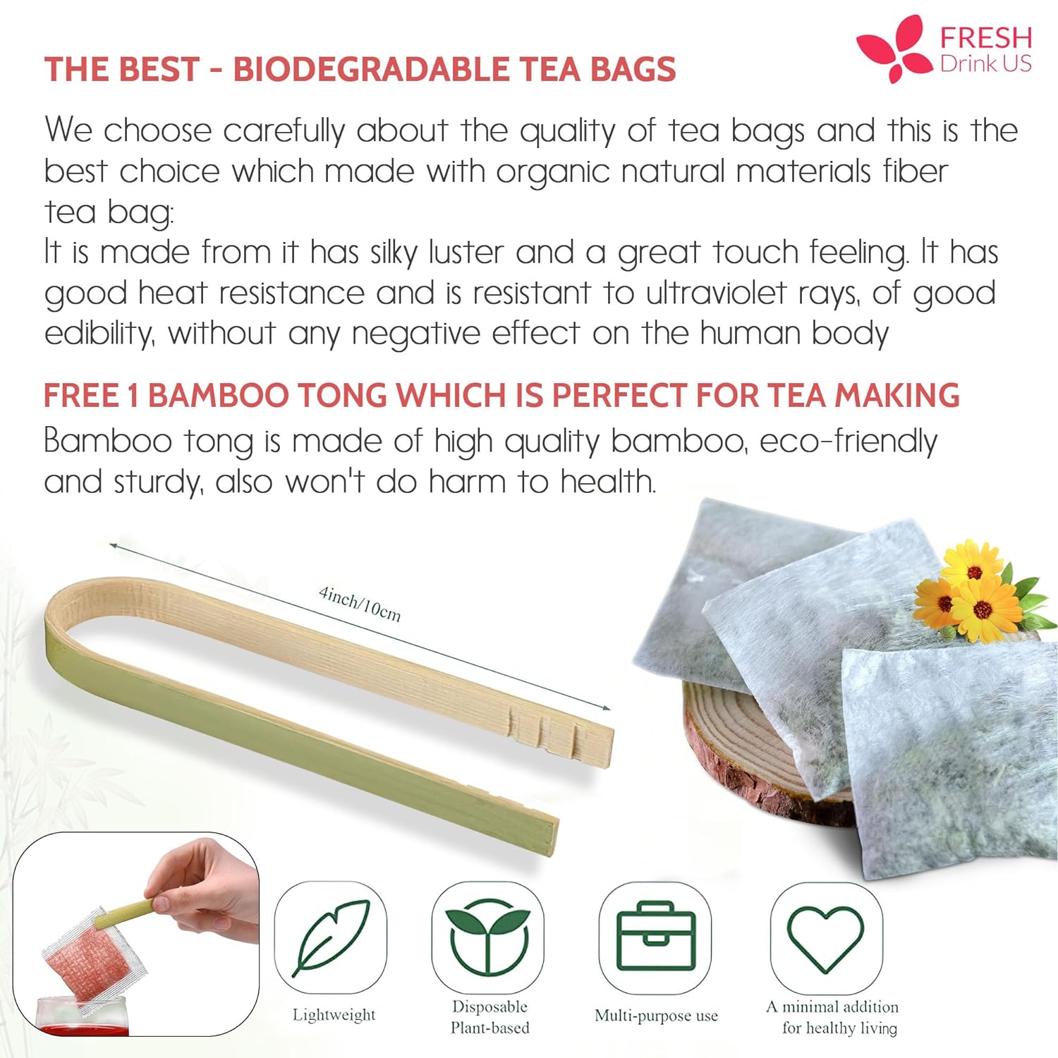 Sleepy-Time Immune & Heart Trio, Chamomile, Soursop & Hibiscus Herbal Tea Bags, 100% Natural and Pure Flowers & Leaves