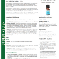 DyGest Relief Essential Oil Blend for Kids - For Indigestion, Nausea, Stomach Cramps, Food Poisoning