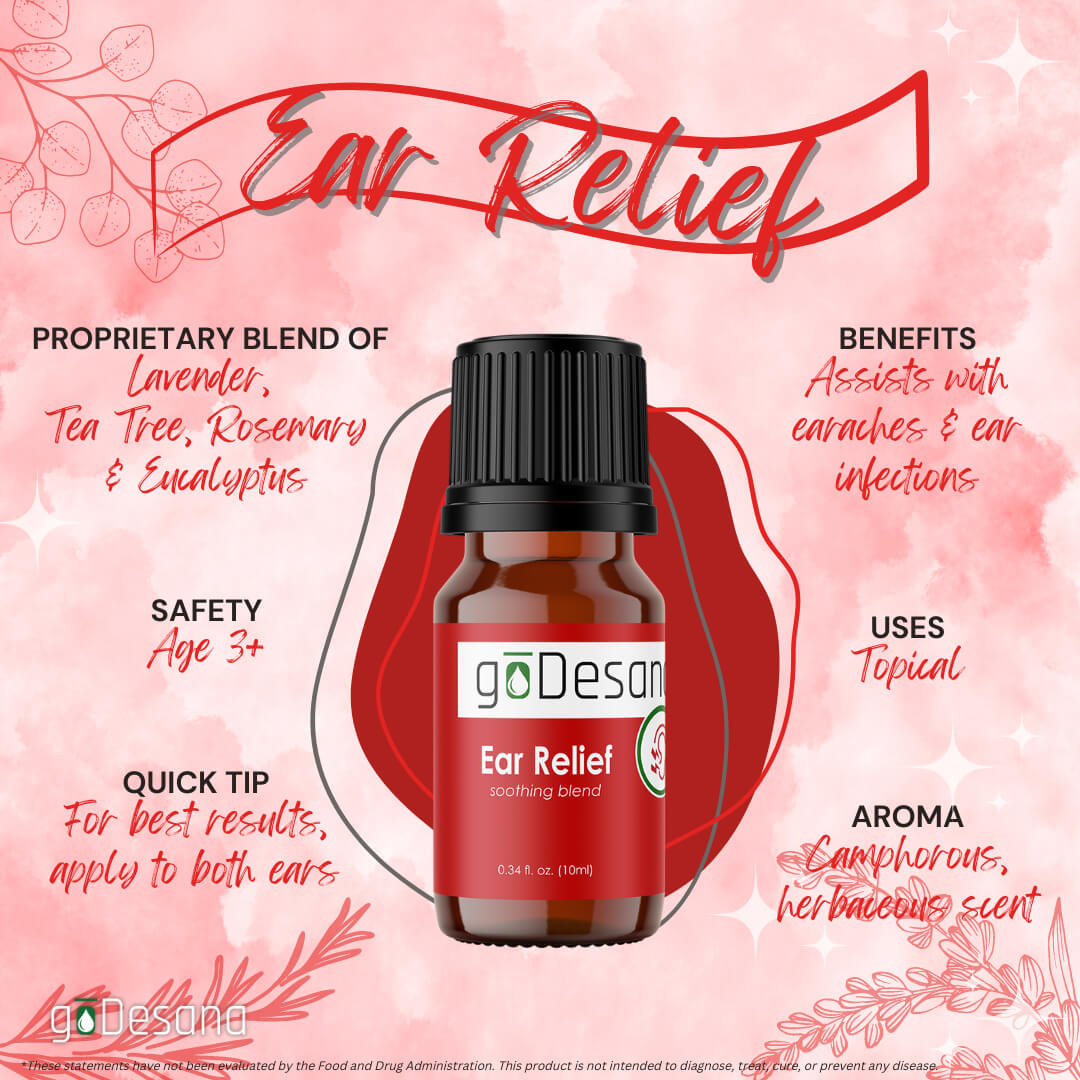 Ear Relief Essential Oil for Earaches and Infections