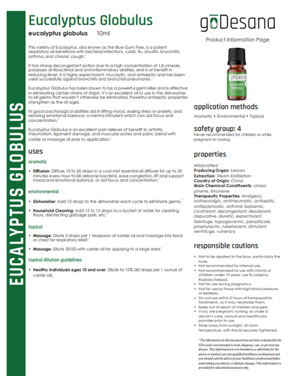 Eucalyptus Globulus Essential Oil